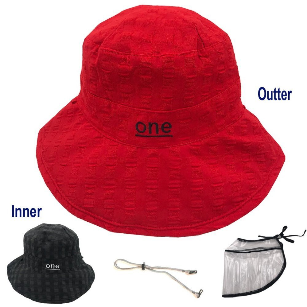 Double Side Protective Cap Anti Saliva Spitting Face Shield Sun Fishing …